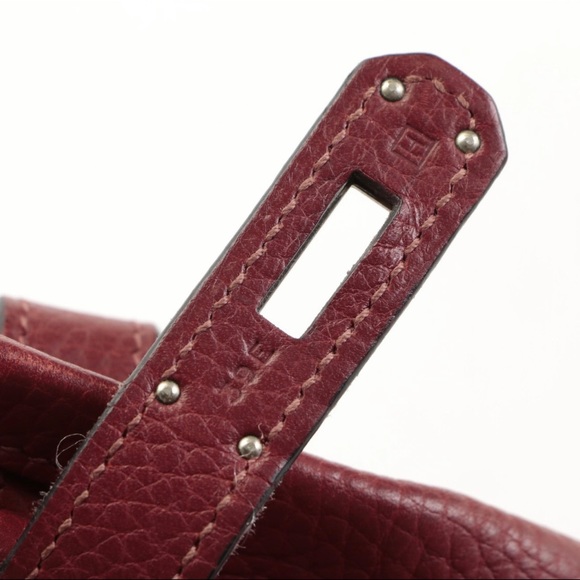 Hermès Birkin 35 Satchel in Rouge Garance Togo Leather - Picture 6 of 13